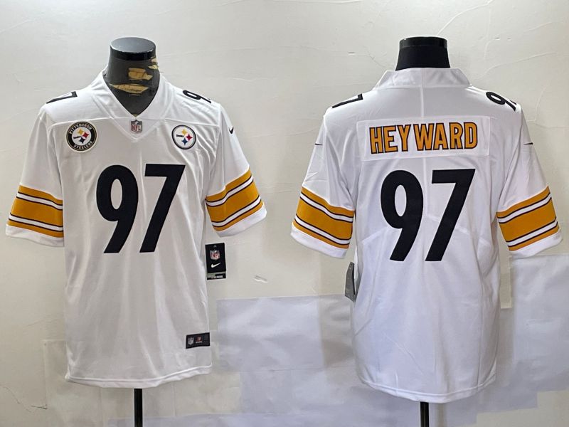 Men Pittsburgh Steelers 97 Heyward 2024 Nike Limited NFL Jersey style 3
